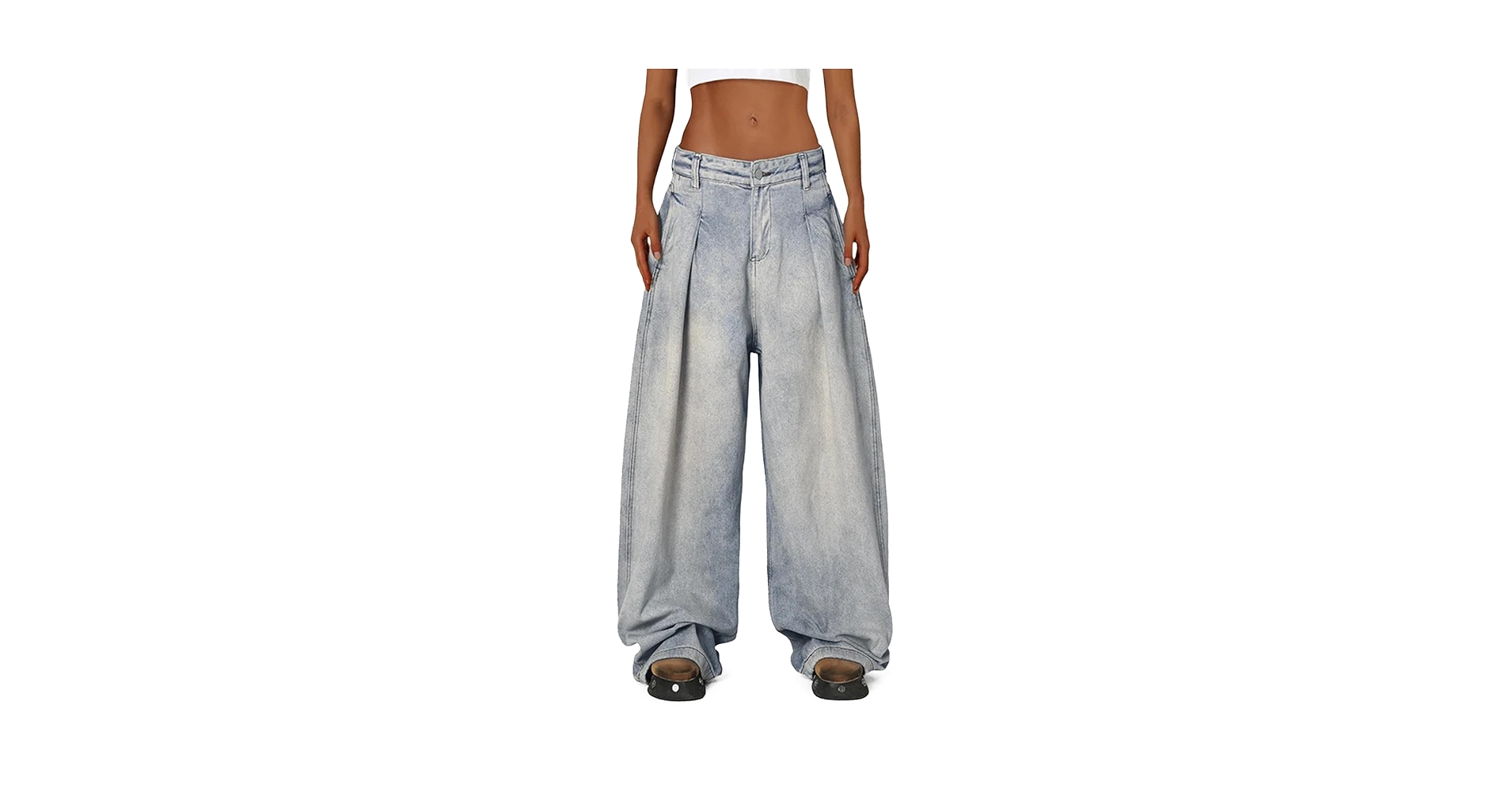 パンツ L EYELET SEMI LOOSE DENIM Side ribbon slash denim pants – BUNNY APARTMENT